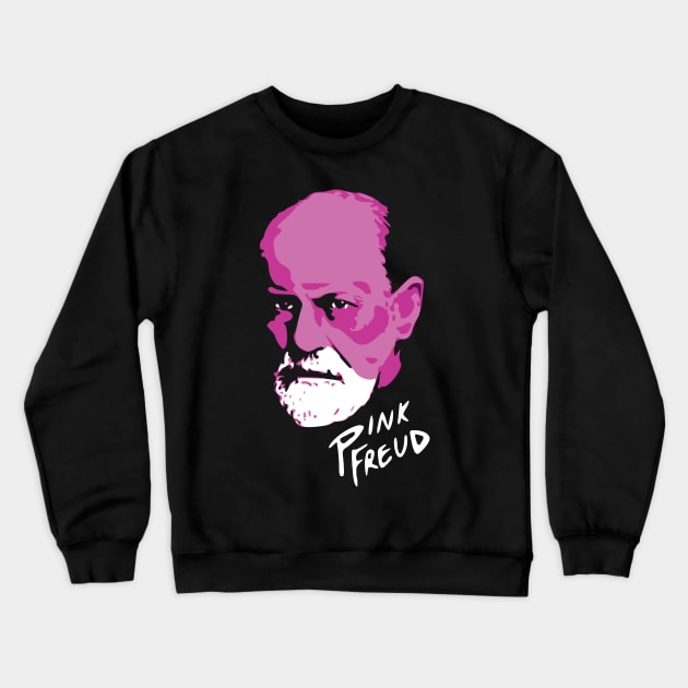 Pink Freud - Dark side of your mum Crewneck Sweatshirt by alltheprints